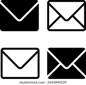 Message Icon style solid and line