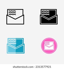 Message icon symbol design, icon design for your business