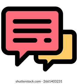 Message icon symbol. Vector illustration.