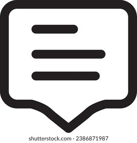 message icon with text type