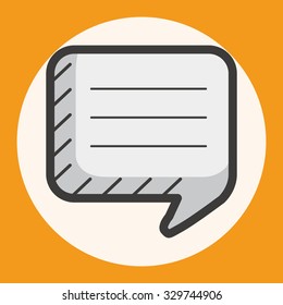message icon theme elements