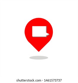 Message icon use for website template or point of location