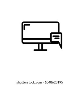 message icon vector 