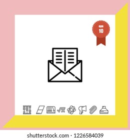 Message icon vector