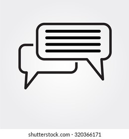 message icon vector