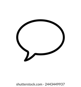 Message icon vector. Chat illustration sign. Forum symbol. Communication logo.