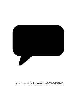Message icon vector. Chat illustration sign. Forum symbol. Communication logo.