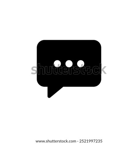 Message icon vector. Chat icon. Sms sign. Symbols.