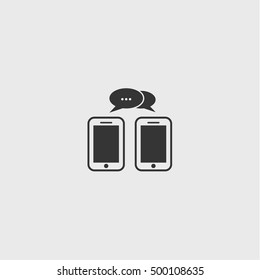 Message icon, vector design
