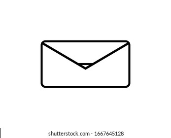 Message icon vector, email envelope, logo illustration.Mail SMS