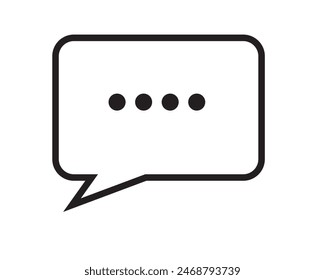 Vector de icono de mensaje. Correo electrónico, correo electrónico y mensajes de notificación iconos Botones. Ilustración vectorial. 