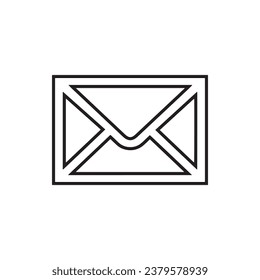 Message icon vector. Envelope icon sign symbol vector. Email vector icon illustration isolated on white background