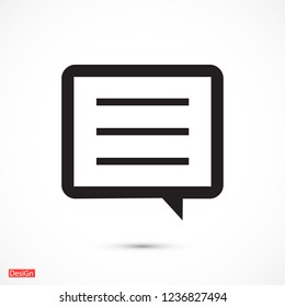 message icon. Vector  Eps 10 