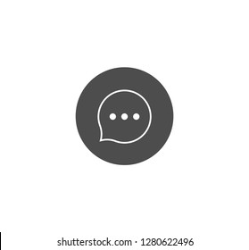 Message icon . Vector . EPS 10