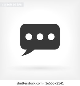 message icon. Vector Eps 10 . Design Flat illustration best sms