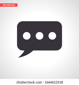 message icon. Vector Eps 10 . Design Flat illustration best sms