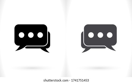 message icon. Vector  Eps 10 . Lorem Ipsum Design Flat