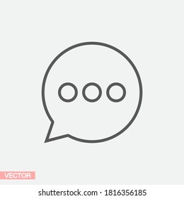 message icon. Vector  Eps 10 . Lorem Ipsum Design Flat