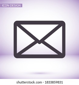 message icon. Vector  Eps 10 . Lorem Ipsum Design Flat