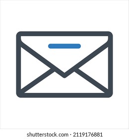 Icono de mensaje. Vector y glifo