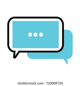 message icon. vector illustration