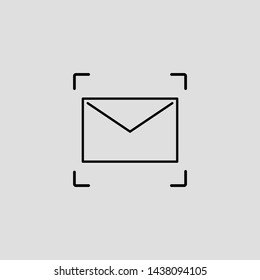 message icon vector illustration - lines - sms