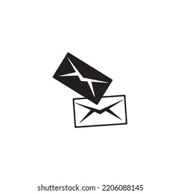 MESSAGE ICON VECTOR ILLUSTRATION SYMBOL DESIGN 