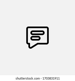 message icon vector illustrator sign