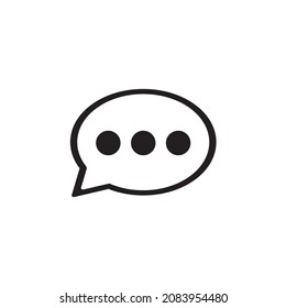 message icon vector isolated illustration