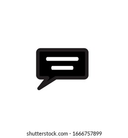 Message Icon Vector Logo Template