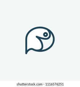 Message icon. Vector logotype speech bubble and people. Logo concept of chat, media, soft, dialogue script, popup, support center, profile, dating software, communication, contact, social network. 