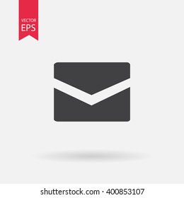 Message icon vector, Mail Sign Isolated on white background. Email, contact, mailbox, letter, envelope. Trendy Flat style for graphic design, logo, Web site, social media, UI, mobile upp, EPS10