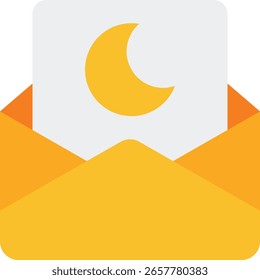 Message Icon Vector for Ramadan Greetings, Chat bubble illustration, wishing Ramadan Kareem to family and friends