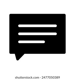 Message Icon Vector Symbol Design Illustration