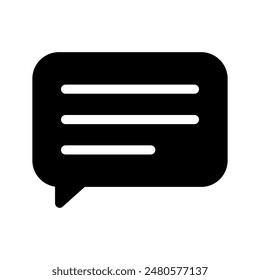 Message Icon Vector Symbol Design Illustration