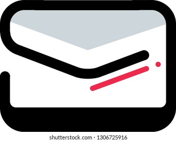 
Message icon for web,software or print materials. Customize-able vector