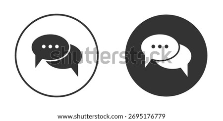 Message icons collection. Filled flat icons
