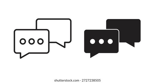 Symbol für Nachrichtensymbole. Vektorgrafik-Paket für Apps und Designs