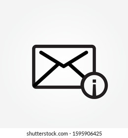 message information line icon  design vector illustration