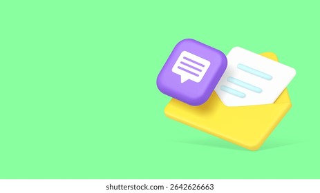 Message letter envelope internet chat online communication copy space banner. Cyberspace correspondence email inbox data send receive postal electronic mail document mailbox