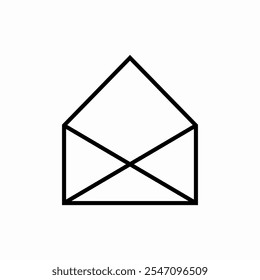 message letter icon vector sign