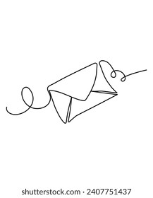arte de línea de mensaje, icono de mejor línea vector.