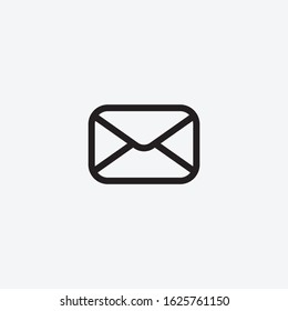 Message Line Icon email vector 