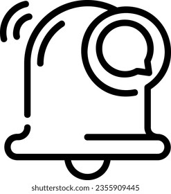 message line icon illustration vector