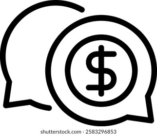 message line icon illustration vector
