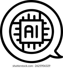 message line icon illustration vector
