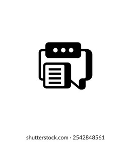 Message line icon. linear style sign for mobile concept and web design. Outline vector icon.