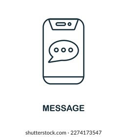 Nachrichtenzeilensymbol. Monochrome einfache Nachrichtenübersicht für Vorlagen, Webdesign und Infografiken