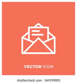 message line vector icon