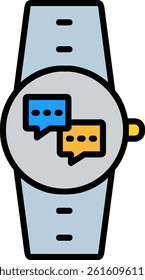 Message Line Vector Icon Design